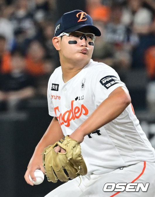 [OSEN=조은정 기자] 한화 김서현 2026.08.20 /cej@osen.co.kr