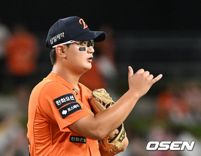 [OSEN=이대선 기자] 한화 김서현 2026.08.30 /sunday@osen.co.kr
