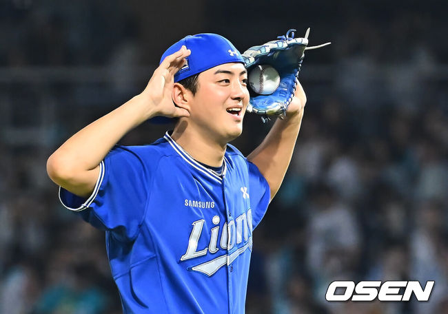[OSEN=창원, 이석우 기자] 삼성 라이온즈 구자욱 004 2026.08.23 / foto0307@osen.co.kr