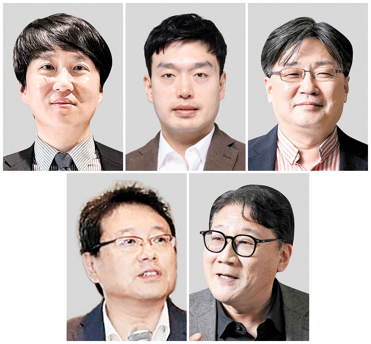 김동우 KAIST AI철학연구센터장, 이동환 KAIST 전기전자공학부 교수, 이상욱 한양대 인공지능학과 교수, 최훈 한림대 심리학과 교수, 이준기 연세대 정보대학원 교수(왼쪽 위부터 시계방향)