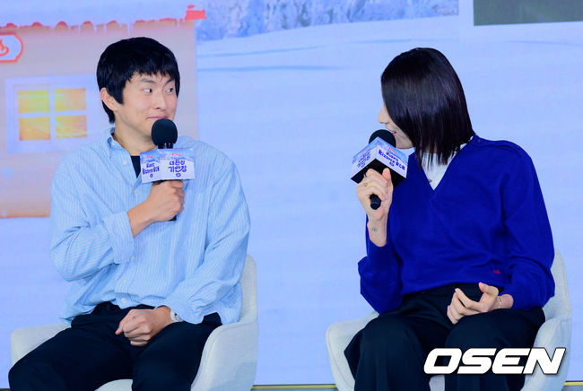 [OSEN=지형준 기자] 넷플릭스 '대환장 기안장 시즌2' 제작발표회가 22일 서울 호텔 나루 서울 엠갤러리에서 열렸다.