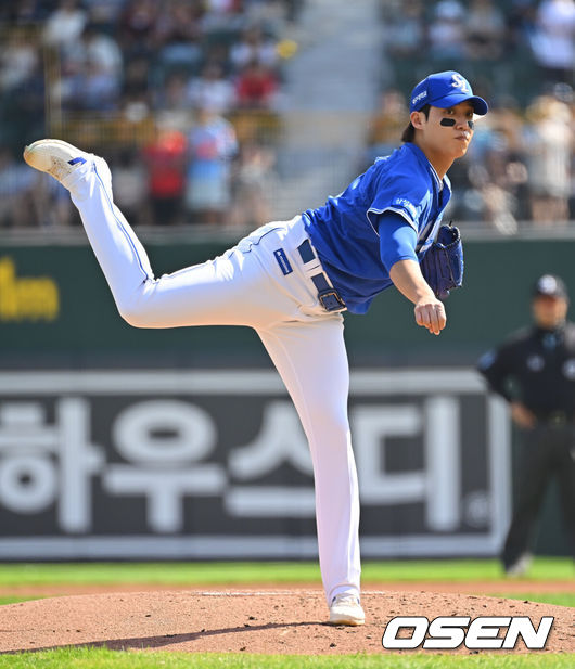[OSEN=부산, 이석우 기자] 삼성 라이온즈 원태인 093 2026.09.20 / foto0307@osen.co.kr