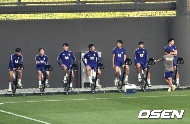 [사진] 회복에 나선 유럽파 선수들 / 서정환 기자 