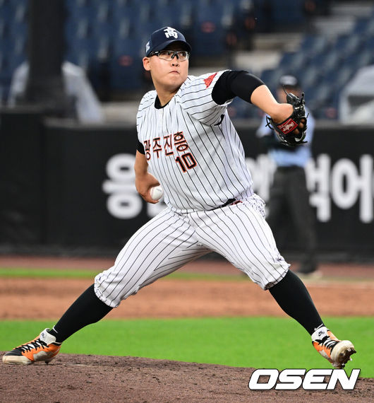 [OSEN=조은정 기자] 고교대학 올스타전 광주진흥고 김민훈 2026.06.08 /cej@osen.co.kr