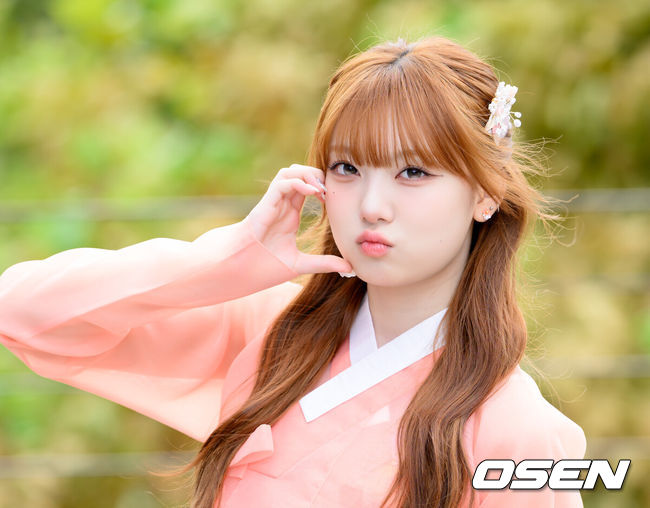 [OSEN=이대선 기자] 그룹 유스피어 채나 한복 인터뷰 2026.09.17 /sunday@osen.co.kr