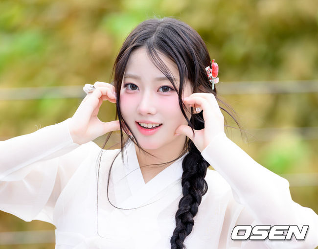 [OSEN=이대선 기자] 그룹 유스피어 다온 한복 인터뷰 2026.09.17 /sunday@osen.co.kr