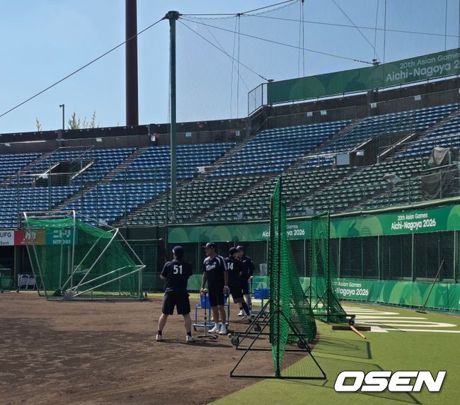 [OSEN=도요하시(일본), 이후광 기자] 휴식일을 반납하고 훈련을 자청한 문현빈 / backlight@osen.co.kr