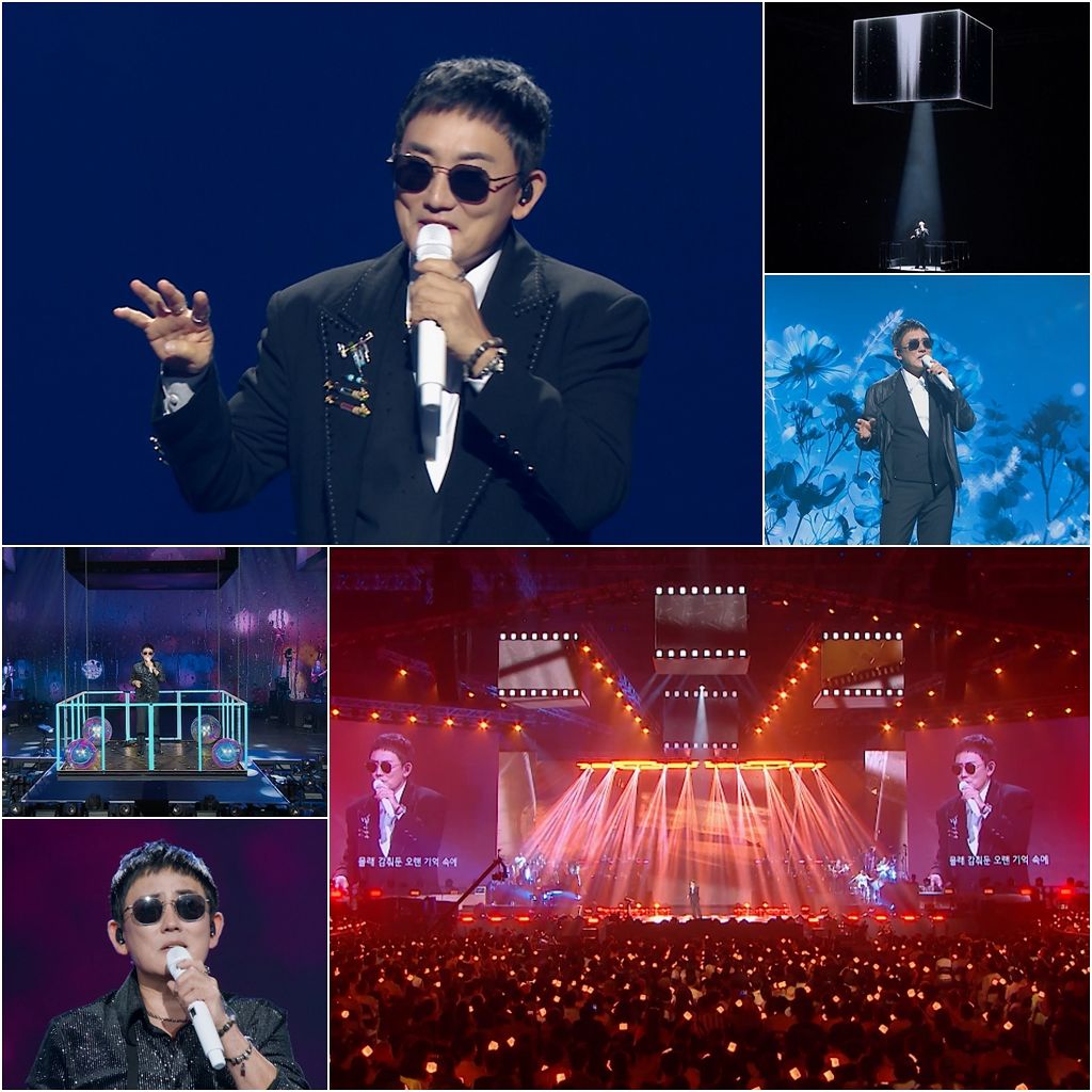 24일 밤 7시30분 한가위 대기획으로 방영된 이승철 콘서트 갈무리. [사진 KBS]