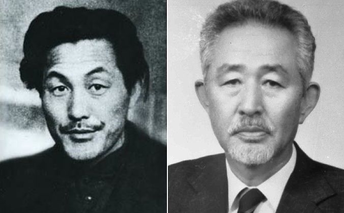 화가 이중섭(왼쪽)과 시인 구상. 사진 서귀포시, 중앙포토