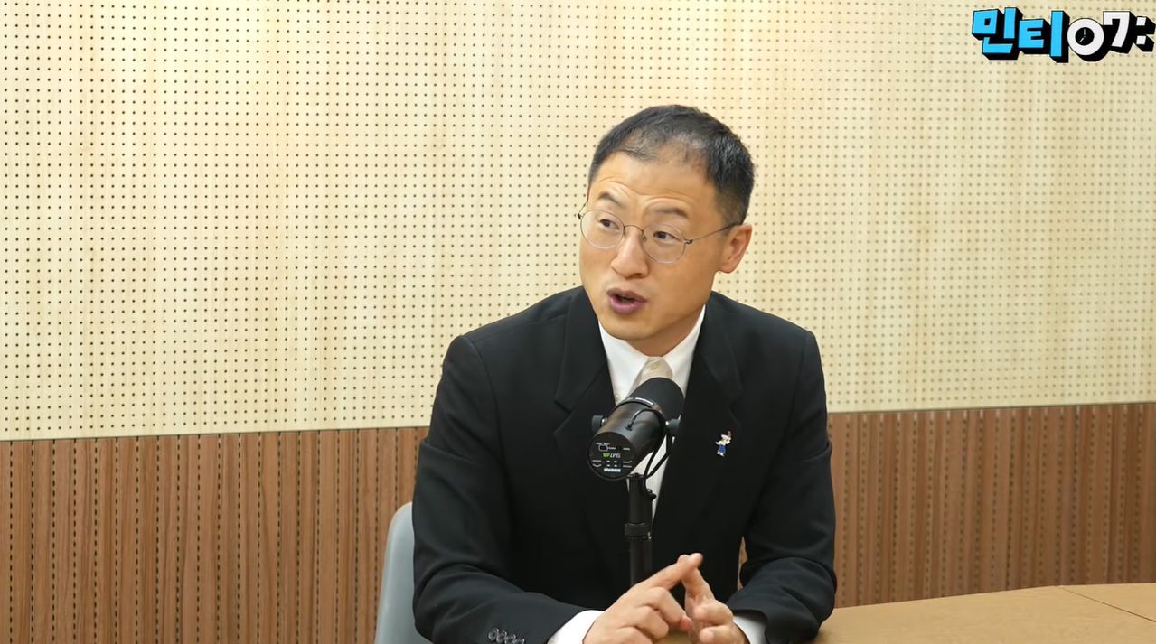 김상욱 울산시장이 29일 민주당티비에 출연해 현안에 대해 설명하고 있다. 사진 유튜브 캡처