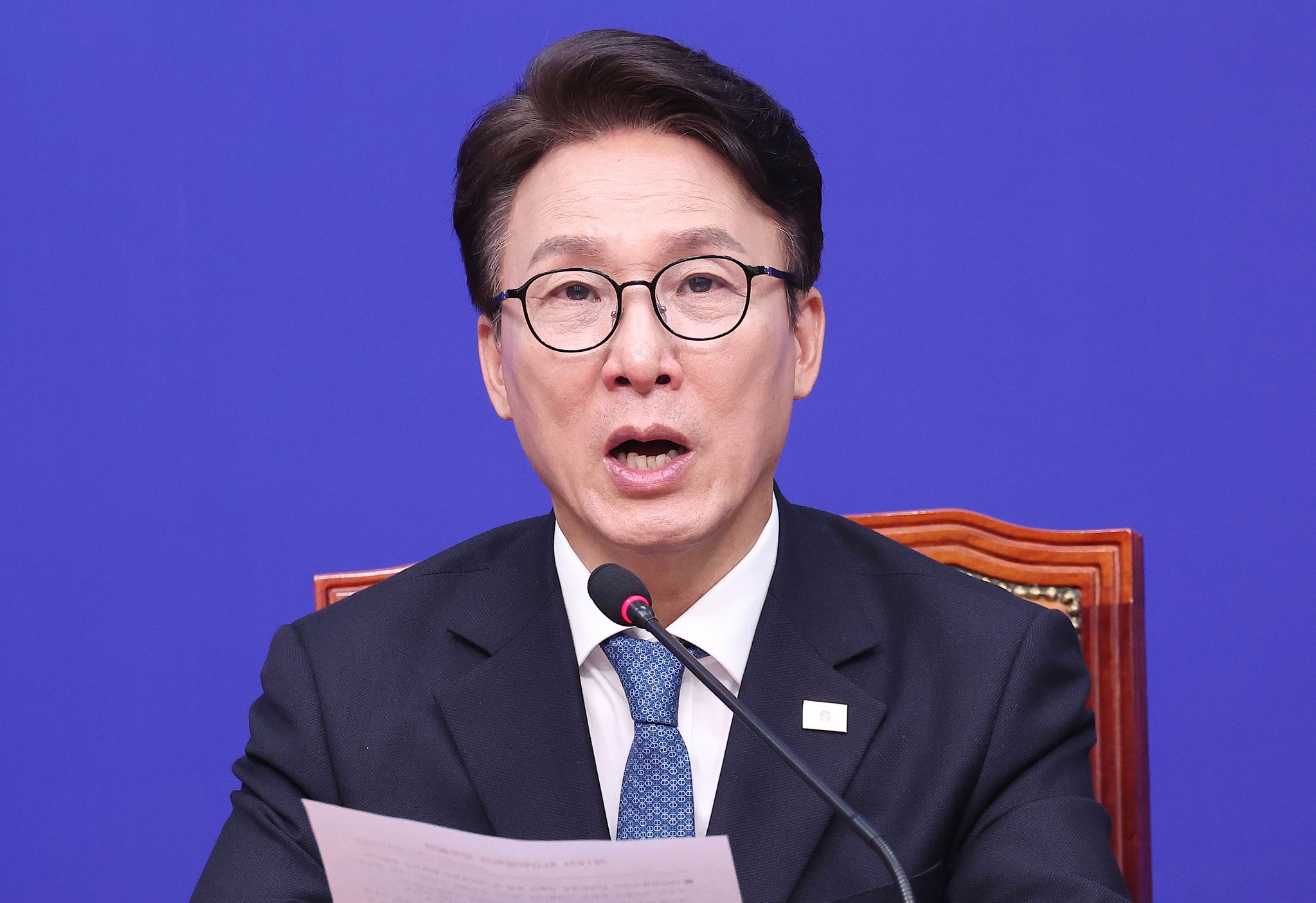 김민석 더불어민주당 대표. 임현동 기자