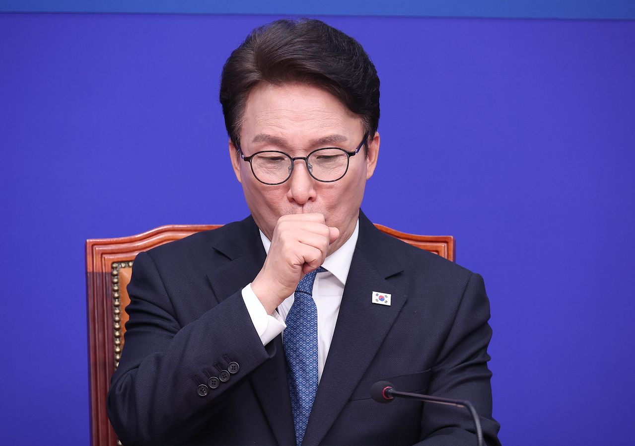 김민석 더불어민주당 대표가 30일 국회에서 열린 을지로위원회 행사에 참석했다. 임현동 기자