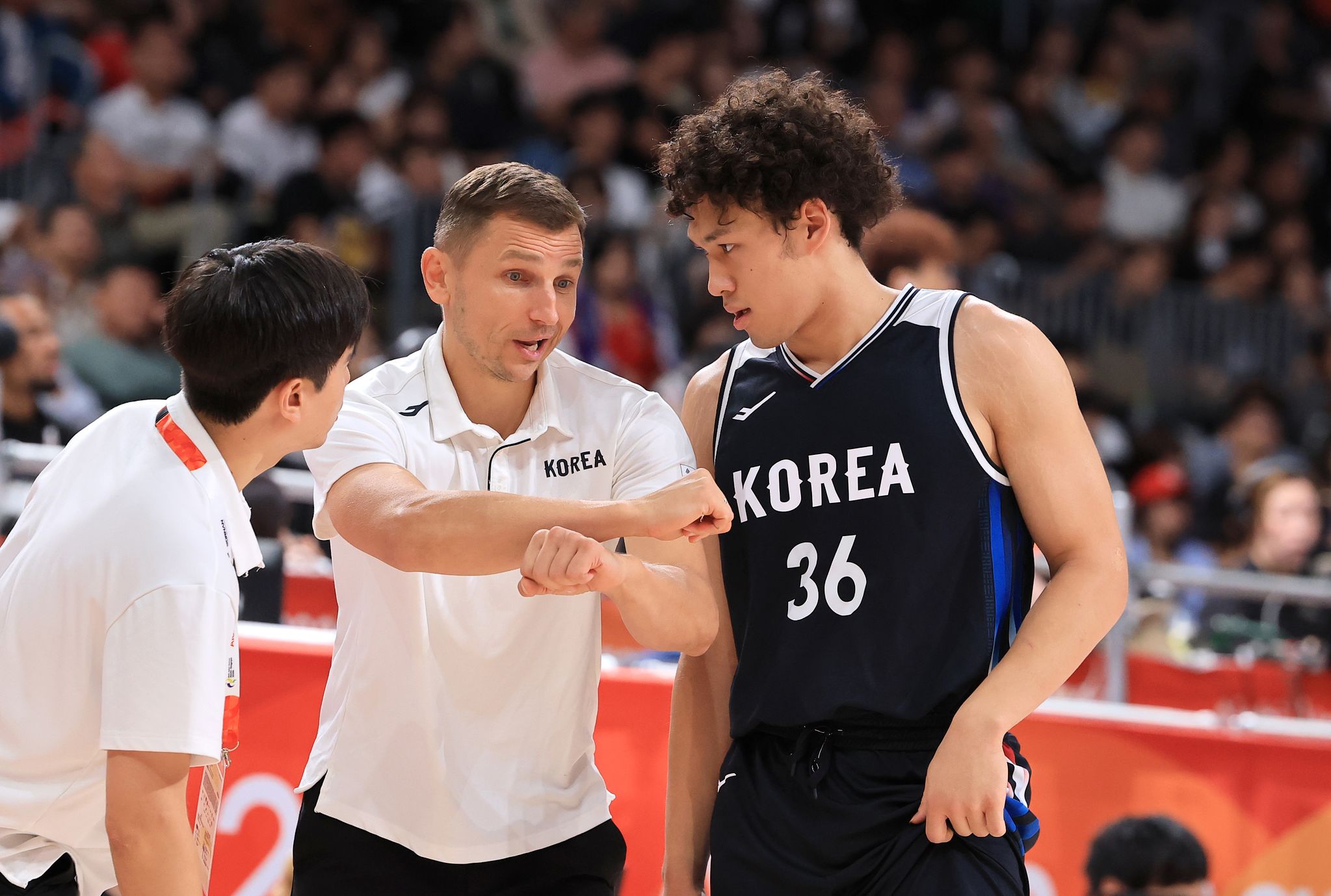 한국 농구 국가대표 에디 다니엘(오른쪽). 연합뉴스