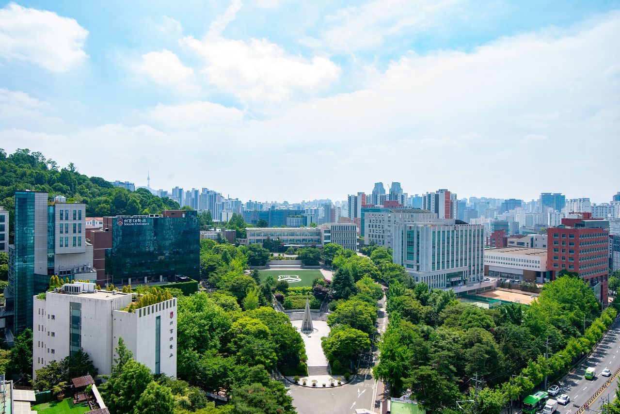 서강대학교 전경.
