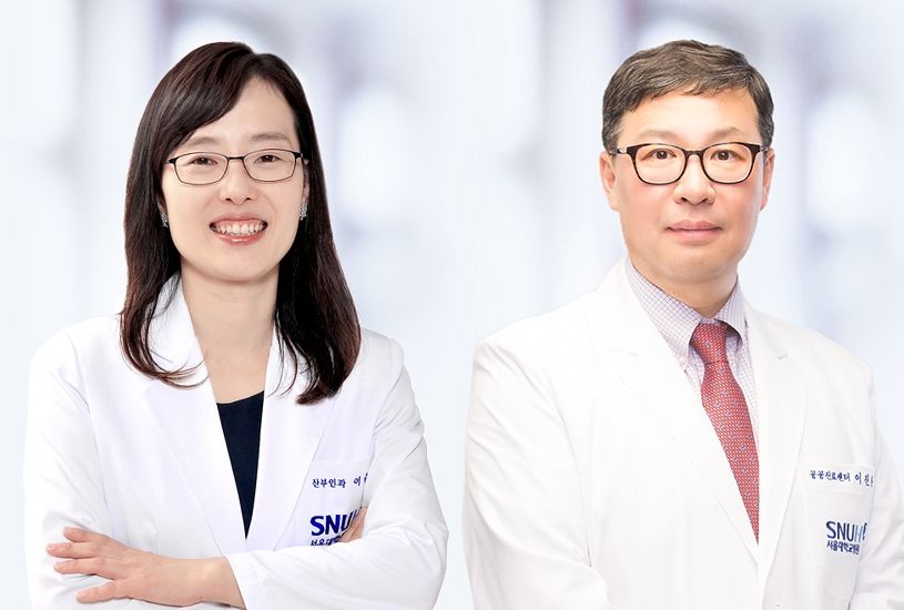 연구에 참여한 이승미, 이진용 교수(왼쪽부터). 사진 서울대병원