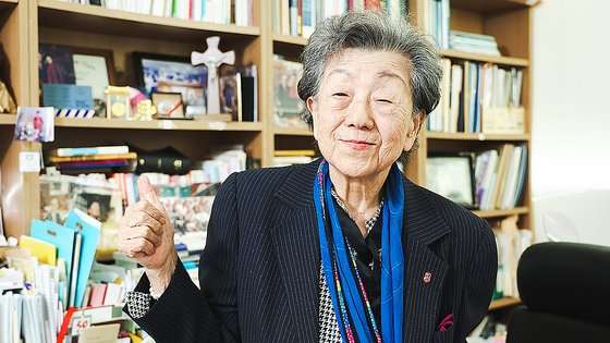  김인자(93) 한국심리상담연구소장. 우상조 기자