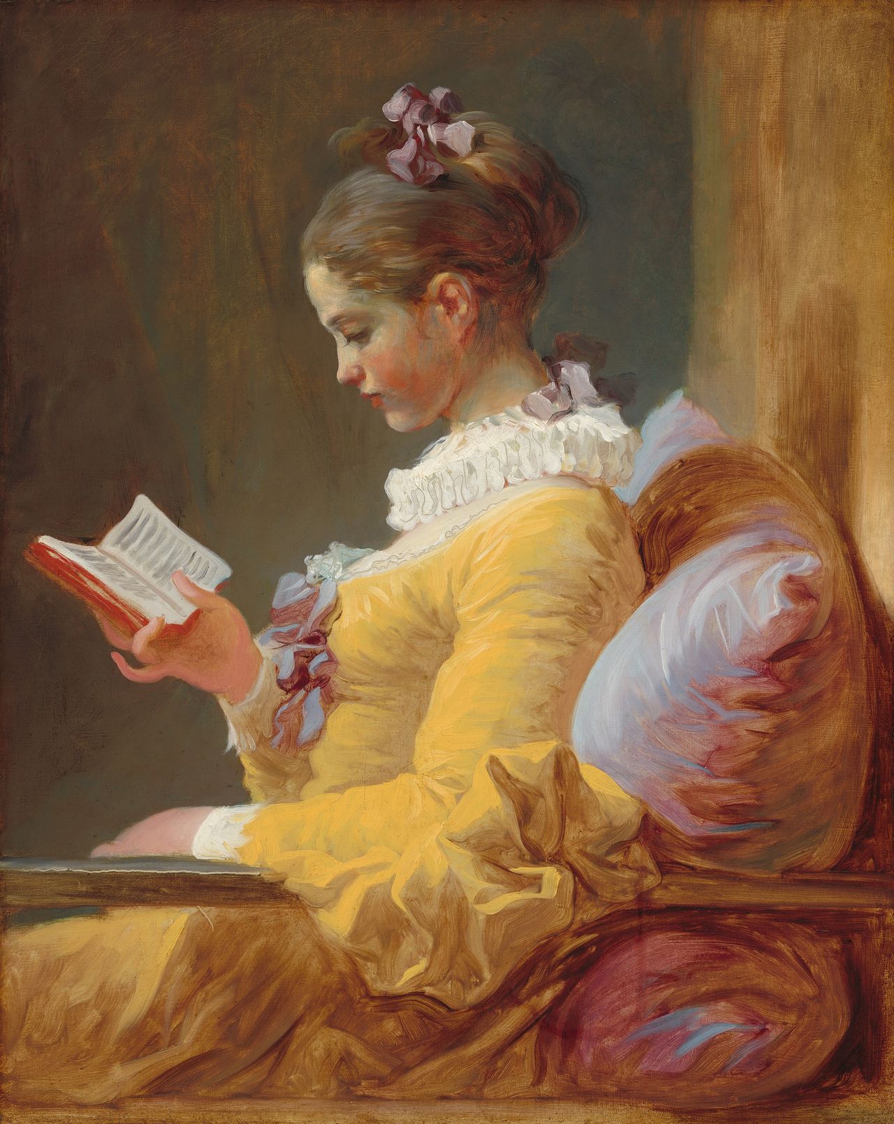 프라고나르, ‘책 읽는 여인,’ 1769년께.