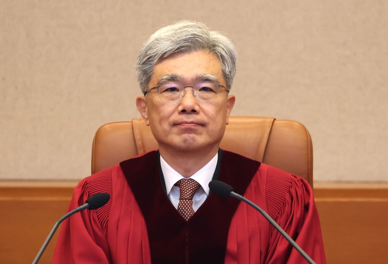 김상환 헌법재판소장. 연합뉴스
