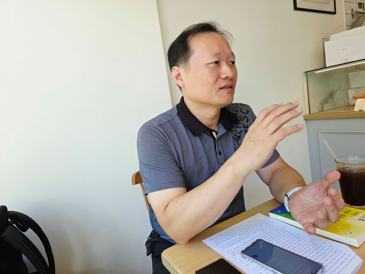 최문섭씨는 "작은 일이라도 적성과 비전을 고려해 직업을 찾는 게 좋다"고 조언했다. 사진 김부규