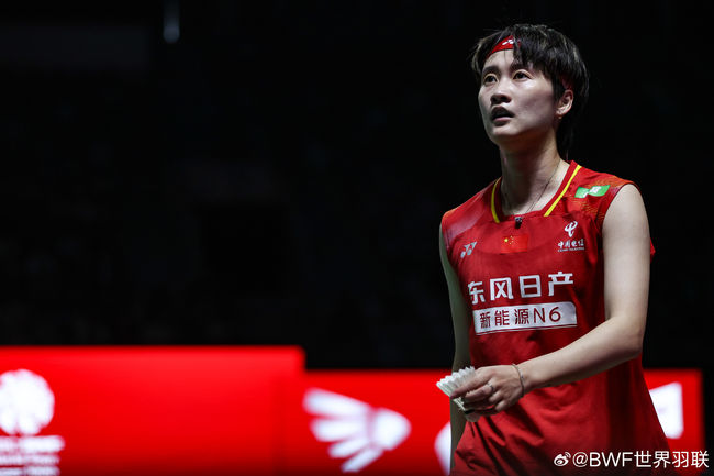 [사진] 덴마크오픈 불참을 결정한 중국 천위페이 / BWF 소셜 미디어.