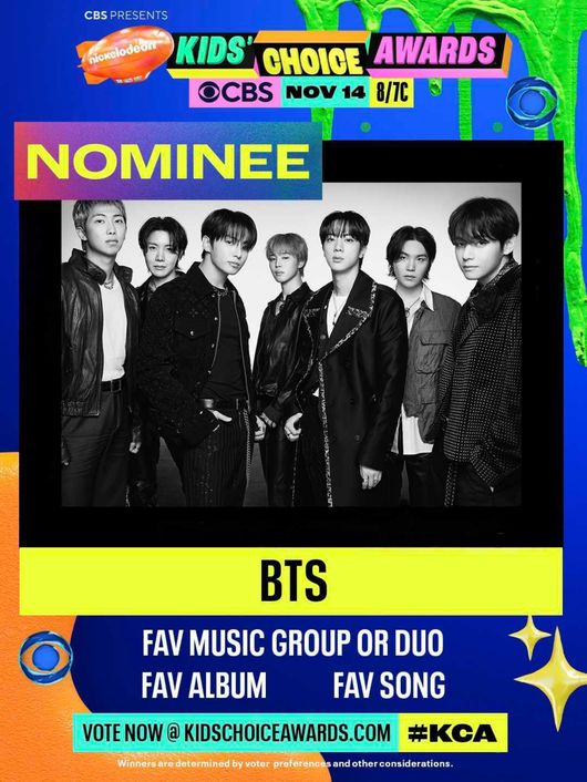 BTS Kids Choice Awards 2026