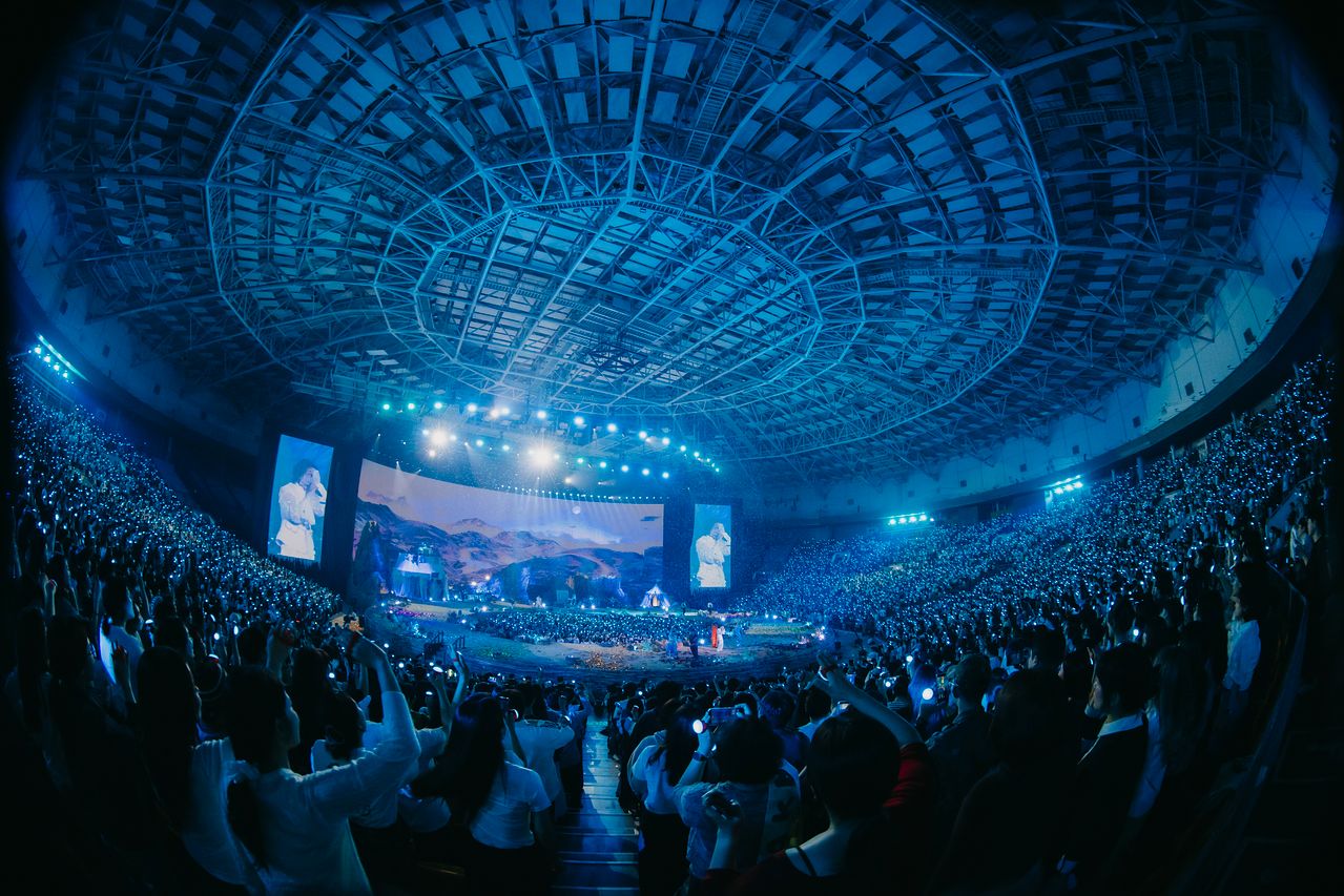 지난 11일 악뮤의 단독콘서트 무대.[사진 영감의샘터] 