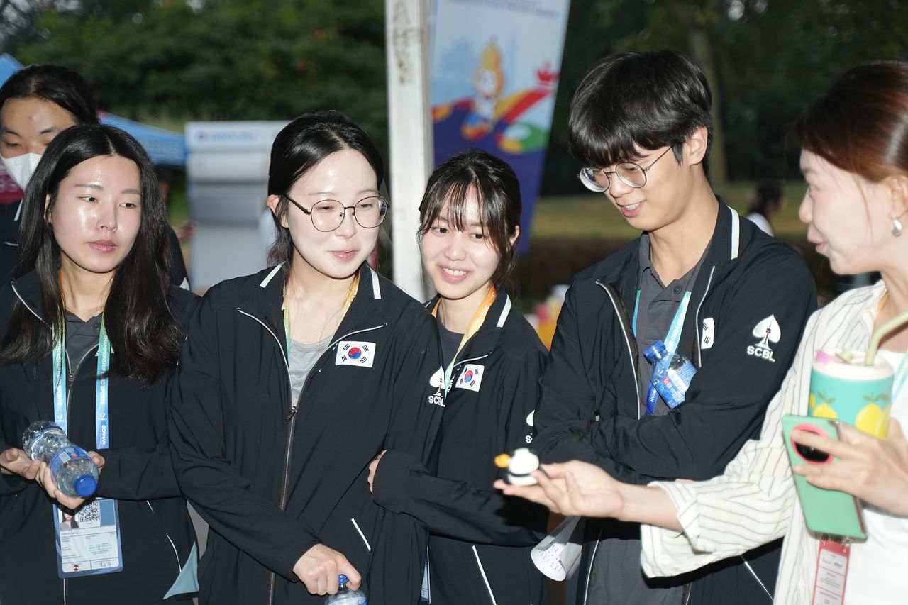 2026 국제대학스포츠연맹(FISU) 세계대학선수권대회 마인드스포츠 대회에서 의기투합한 브리지 대학대표팀. 사진 한국브리지협회