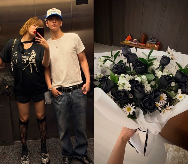 Hyuna and Yong Jun-hyung