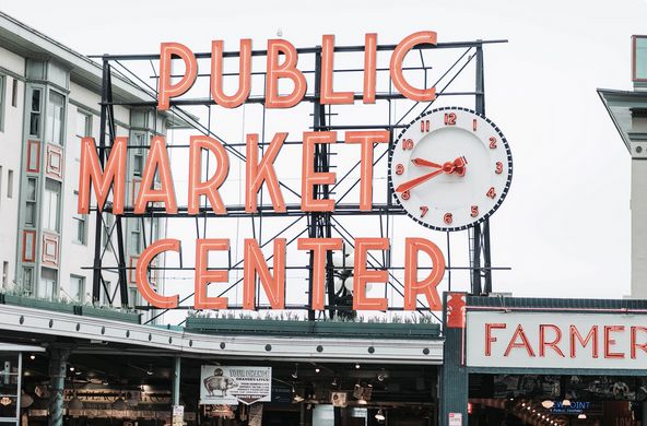 Public Market Center사인