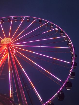 Seattle Great Wheel 야경