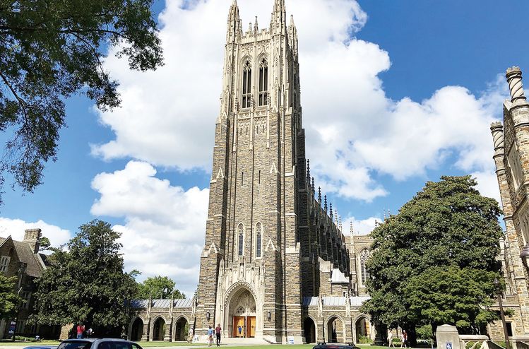 웅장한 듀크대 건물 전경. [듀크대 홈페이지]