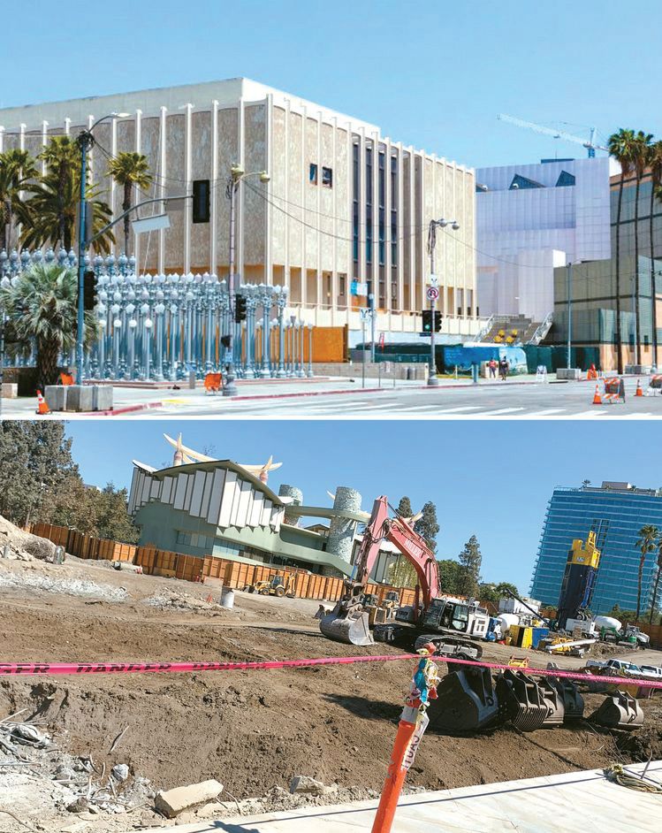LACMA 철거모습