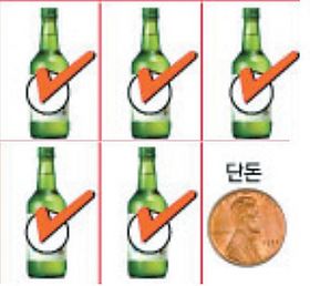 오픈기념 소주 스페셜도 진행중이다. 소주 5병 주문시 6병째 1센트다. 쿠폰 도장만 받아놓으면 언제라도 혜택을 받는다.