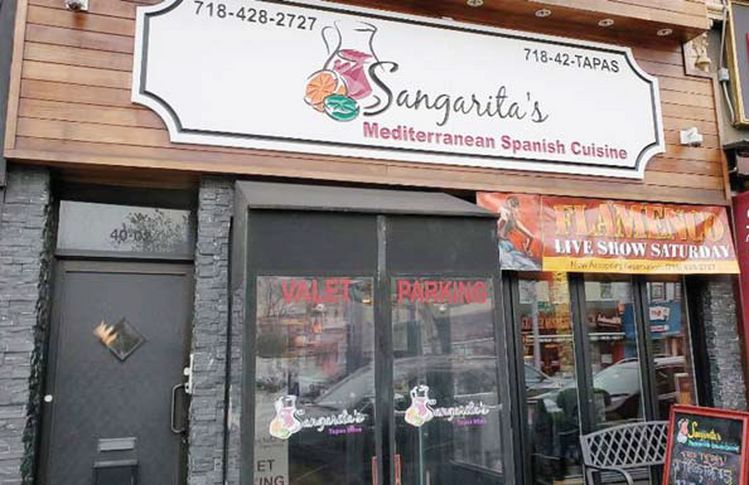 베이사이드 벨불러바드의 명소 '상가리따스'는 정통 스페인·지중해 요리와 함께 플라밍고 댄스와 라이브 기타 공연으로 고객 만족을 선사한다.