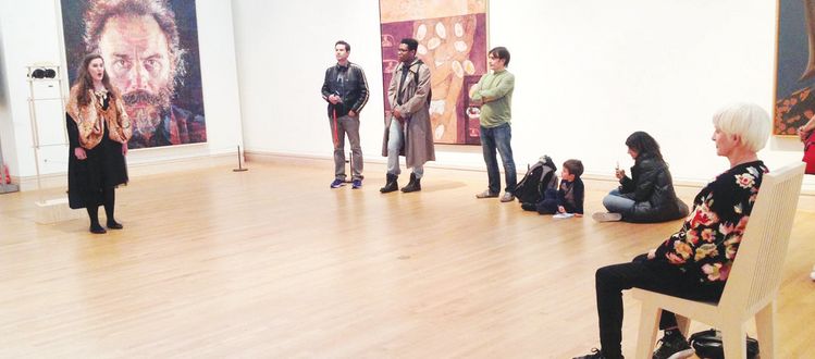 Li Mingwei‘s Sonic Blossom, performed at the Metropolitan Museum of Art, Gallery 915 on November 8, 2015. Photo by Lara Donahue.
