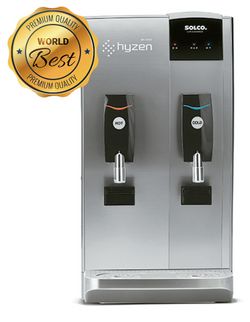 집에서 편하게 마실 수 있는 하이젠 수소수 냉온 정수기 EH-3500 모델.