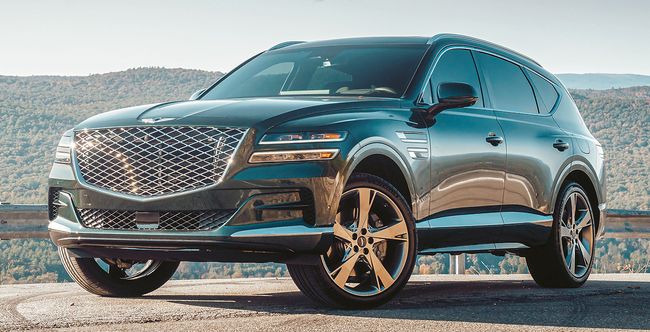 IIHS 2021 톱 세이프티 픽 플러스에 선정된 제네시스 GV80. [제네시스]