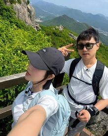 워터밤 무대 뒤 금정산 힐링