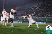 경기 스틸컷: 서울E의 득점 장면