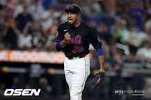 LA 다저스 유니폼 합성이미지 속 에드윈 디아즈