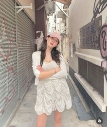 임수향 홍콩 여행 미니 원피스 스타일