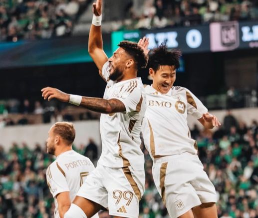 '유후~ 우리가 또 해냈어!' 1골 1도움 폭발 SON, 서부 PO 4강행 확정... LAFC, 2차전 오스틴 4-1 제압[경기 종료]