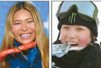 K선수들 스노보드 선두경쟁…클로이 김, 최가온 나란히 1위