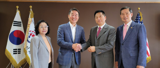 김천수 뉴욕한국문화원장, 뉴욕한인회 예방