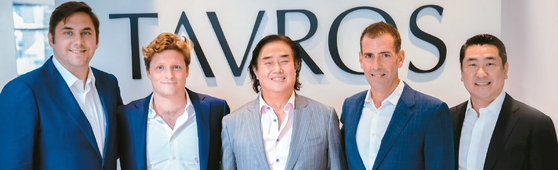박화영(가운데) 인코코 회장과 투자 관계자들. [INCOCO CAPITAL, LLC]