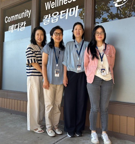 코리안커뮤니티서비스의 메디캘 등록 전문 스태프. 왼쪽부터 김문경, 사라 김, 프랜시스 김, 오현정씨. [KCS 제공]