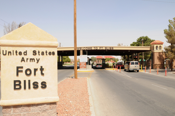미 육군 기지 포트 블리스(Fort Bliss).