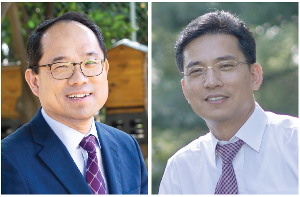 2025 건강의 나침반 예수의 힐링캠프 강사로 나서는 이준원 박사와 로즈미드 한인교회 장기승 담임목사(오른쪽사진).