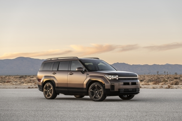 The 2025 Hyundai Santa Fe is photographed in California City, Calif., on November 9, 2024.