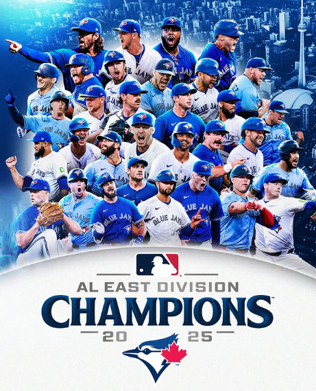 2025 아메리칸 동부지구(AL East) 우승을 차지한 토론토 블루 제이스 [토론토블루제이스 공식 인스타그램 @bluejays]